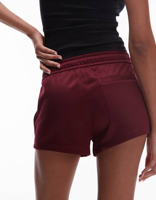 Calvin Klein Jeans - Sportshort van jersey in bordeauxrood, 5 van 5