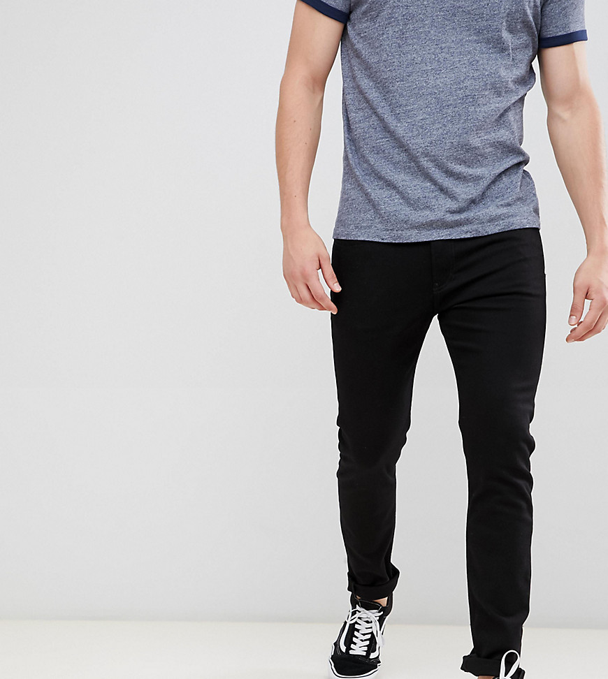 Calvin Klein Jeans - Stay - Jeans skinny neri con etichetta con logo sul retro-Nero