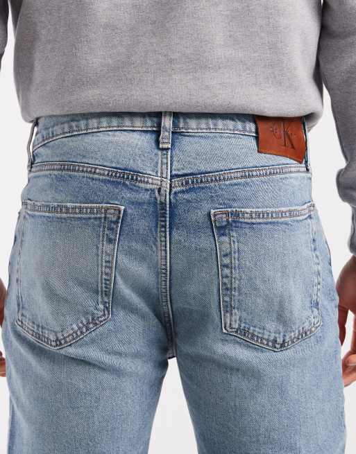 Calvin Klein Jeans – Straight in Hellblau mit regulärem Schnitt, 4 von 5