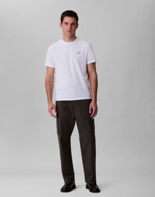 Calvin Klein Jeans Est.1978 Straight Leg Cargo Pants In Green
