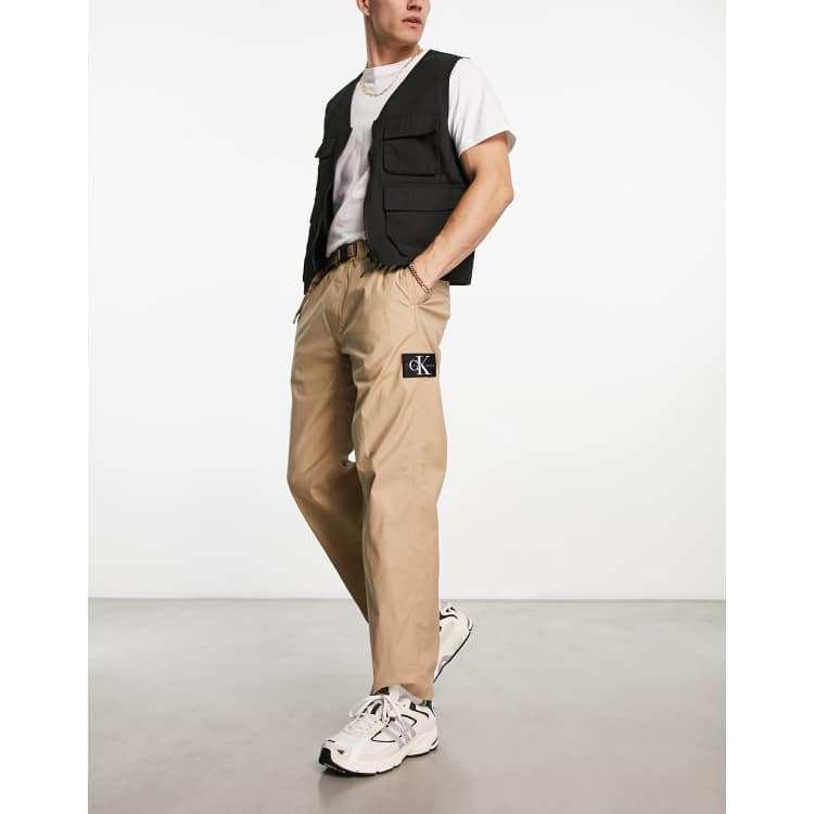 Calvin klein men's khaki 2024 pants