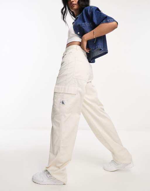 Cotton Twill Cargo Pants Calvin Klein®