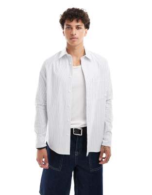 Calvin Klein Jeans Calvin Klein Jeans stripe shirt in light blue