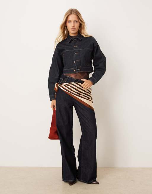 Calvin Klein Jeans structured denim jacket in indigo rinse, 2 of 4