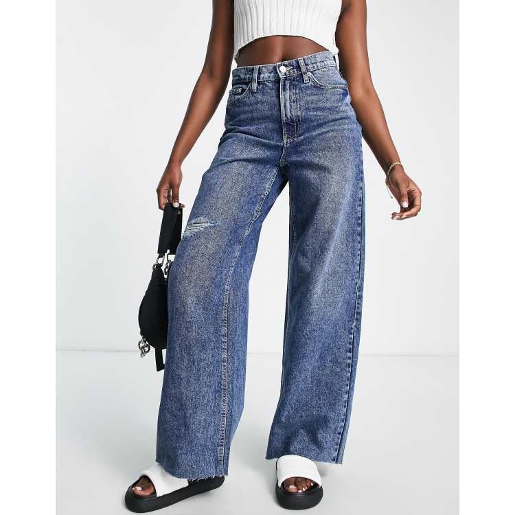 Calvin klein shop wide leg jeans