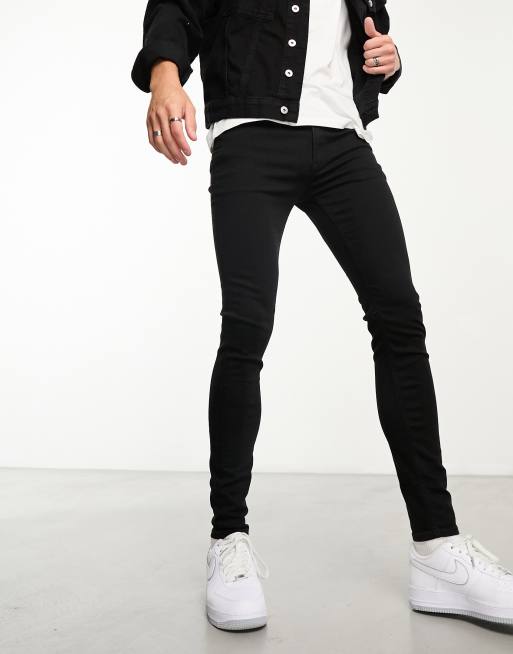 Calvin Klein Jeans super skinny jeans in black, 2 of 4