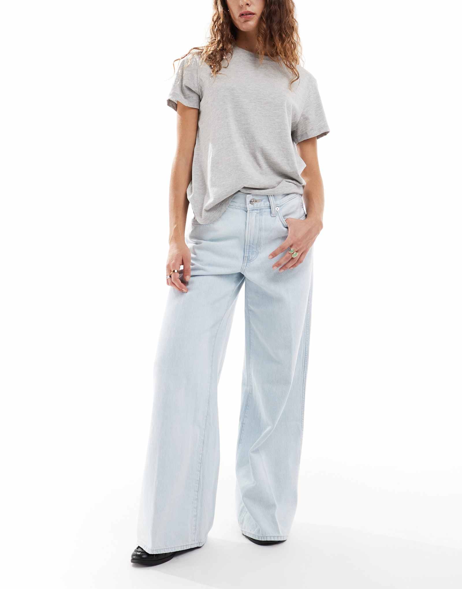 Джинсы Calvin Klein Jeans сверхширокие, легко стираемые