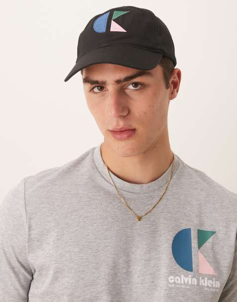 Calvin Klein Jeans – Svart keps med popkonst-tryck - view 1