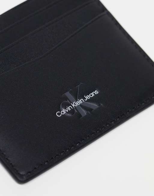 Calvin Klein Jeans – Svart, mjuk korthållare med monogram, 2 av 4