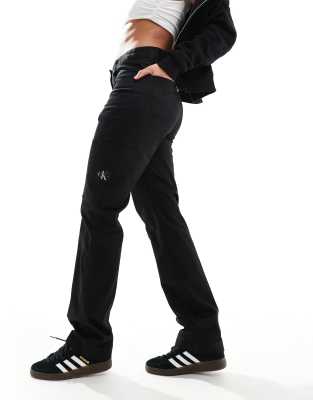 Calvin Klein Jeans – Svarta byxor med raka ben - view 1