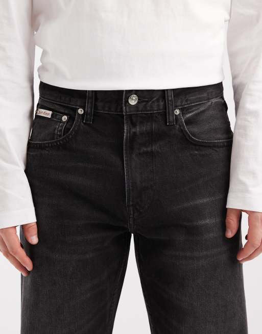 Calvin Klein Jeans – Svarta, raka jeans i 90-talsstil, 5 av 5