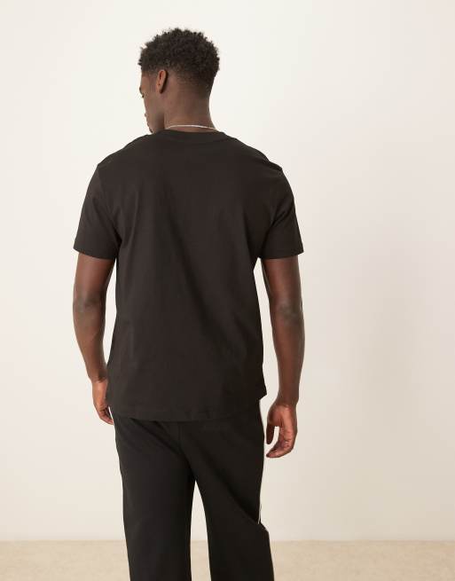 Calvin Klein Jeans - T-shirt à grand logo - Noir/rouge, 3 de 4