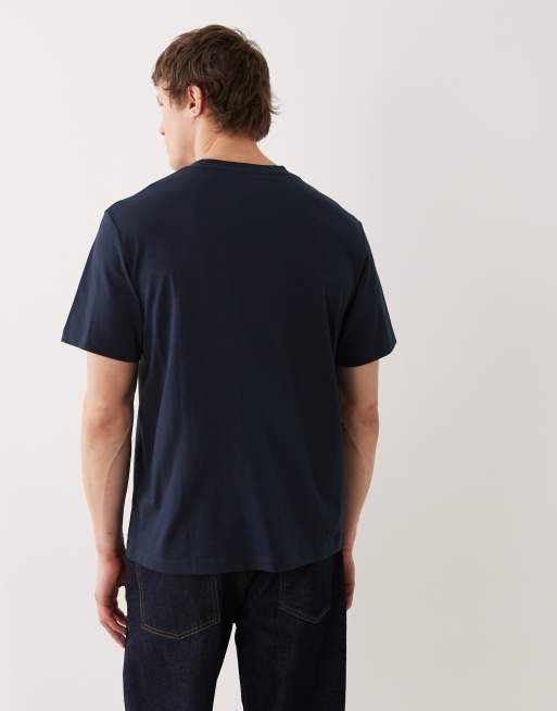 Calvin Klein Jeans - T-shirt à imprimé graphique centré sur le devant - Bleu marine, 3 de 5