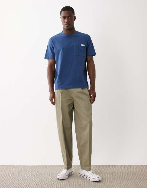 Calvin Klein Jeans - T-shirt à monogramme - Bleu denim , 2 de 5