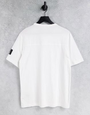 Marques de designers Calvin Klein Jeans - T-shirt avec écusson monogramme - Blanc