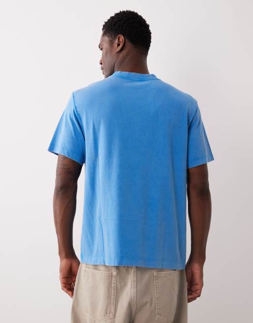 Calvin Klein Jeans - T-shirt blu lavaggio acido con grafica, 3 di 5