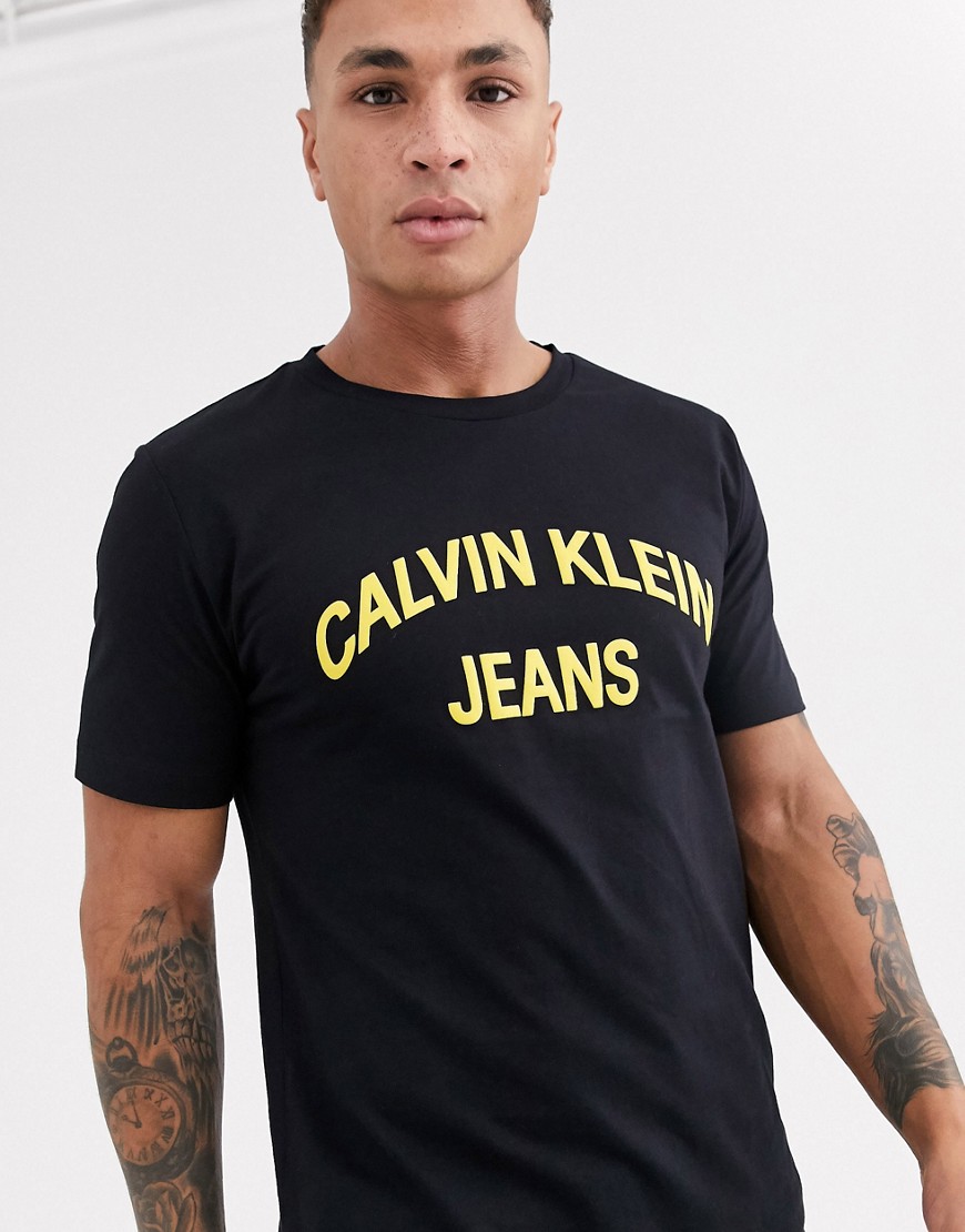 Calvin Klein Jeans - T-shirt college-Nero