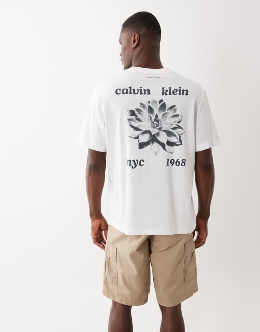 Calvin Klein Jeans - T-shirt imprimé - Blanc, 3 de 5