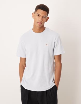 Calvin Klein Jeans Herren Calvin Klein T-Shirts Blau Gr. Extra Groß - Bild 5