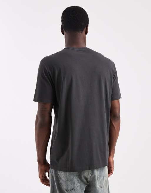 Calvin Klein Jeans – T-Shirt in Schwarz mit Grafik auf der Brust, 3 von 5