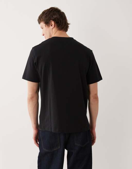 Calvin Klein Jeans – T-Shirt in Schwarz mit Grafikprint, 3 von 5