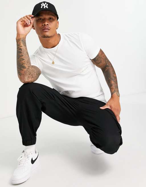 Calvin Klein Jeans - T-shirt met iconisch logo in wit