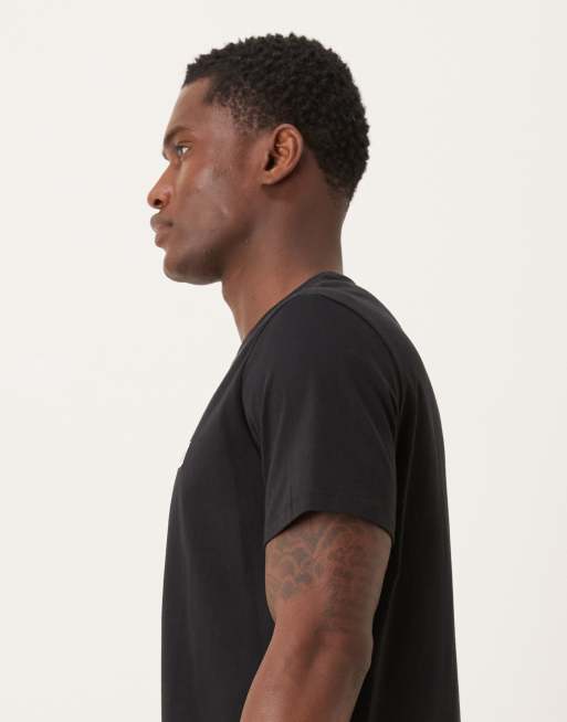 Calvin Klein Jeans T-Shirt mit Badge-Logo in Schwarz, 4 von 5