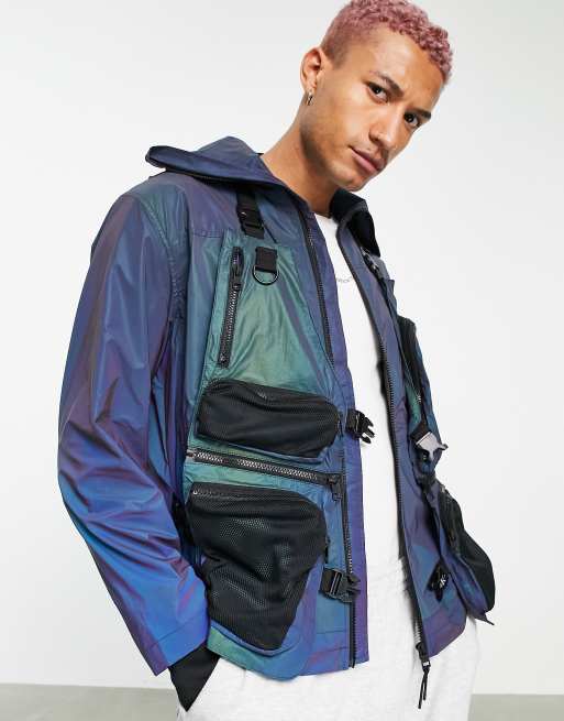 Calvin klein iridescent store jacket