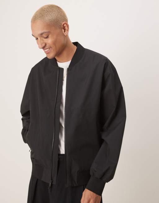 Calvin Klein Jeans technical bomber jacket in black