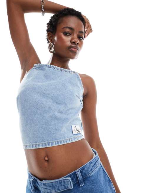 Ck crop top best sale