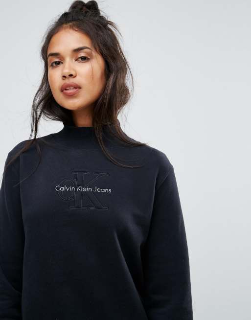 Calvin Klein Jeans Turtleneck Sweatshirt ASOS