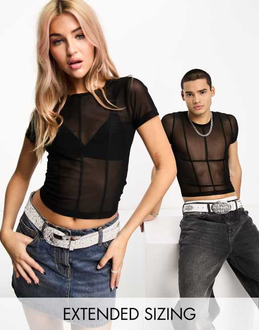 Calvin klein on sale mesh top