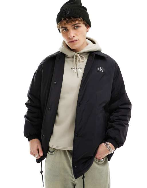 Calvin Klein Jeans Unisex - Sort vendbar skaterjakke, 2 af 4