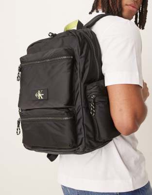 Calvin Klein Jeans Est.1978 Utility Backpack In Black