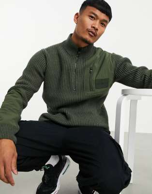 calvin klein half zip jumper