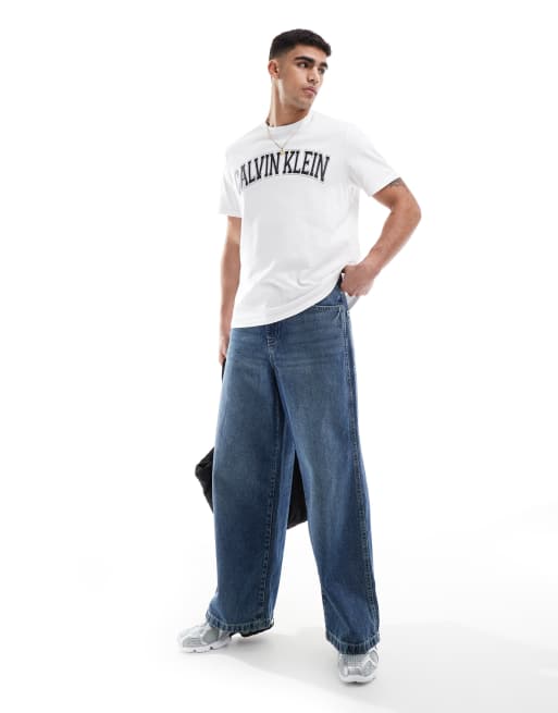 【 】Jeans varsity logo コットン Tシャツ ♪ Tommy Jeans Varsity Logo T-Shirt | endource