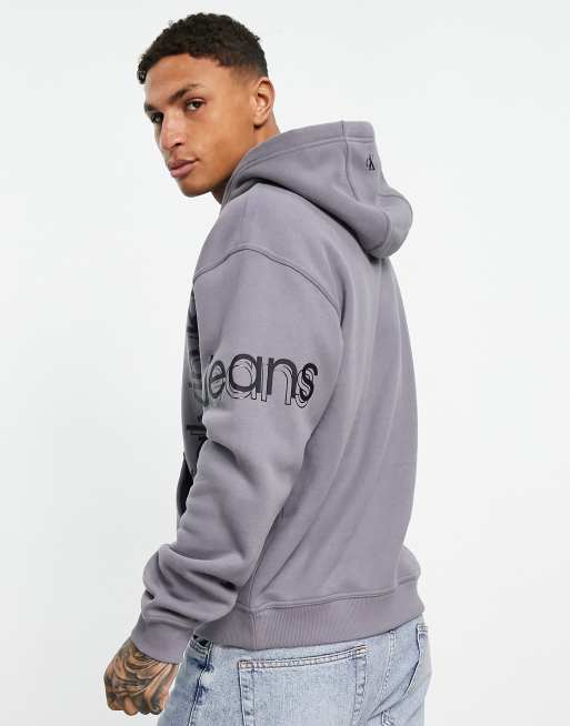 Calvin klein best sale bold logo hoodie