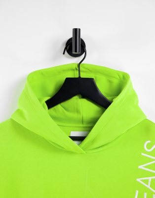 lime green calvin klein sweatshirt