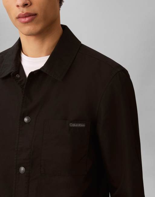 Calvin Klein Jeans - Veste camionneur en tissu ripstop - Noir, 2 de 5