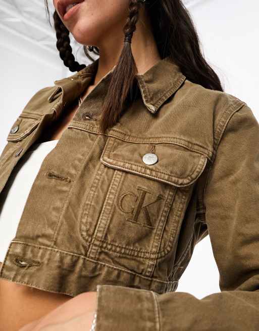 Veste en best sale jean camel