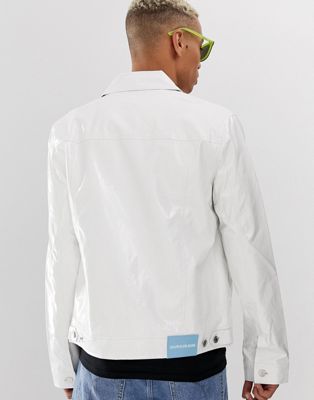 calvin klein vinyl jacket