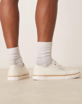 Calvin Klein Jeans Est.1978 Vulc Canvas Sneakers In White
