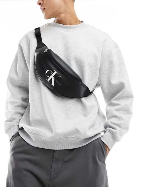 Calvin Klein Jeans – Weiche Reportertasche in Blau