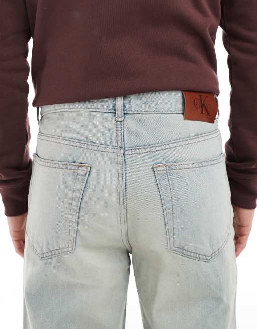 Calvin Klein Jeans – Weit geschnittene Jeans in gebleichter Waschung, 4 von 5