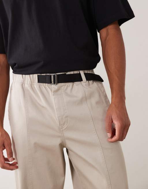 Calvin Klein Jeans – Weite Hose in Wollweiß, 2 von 5