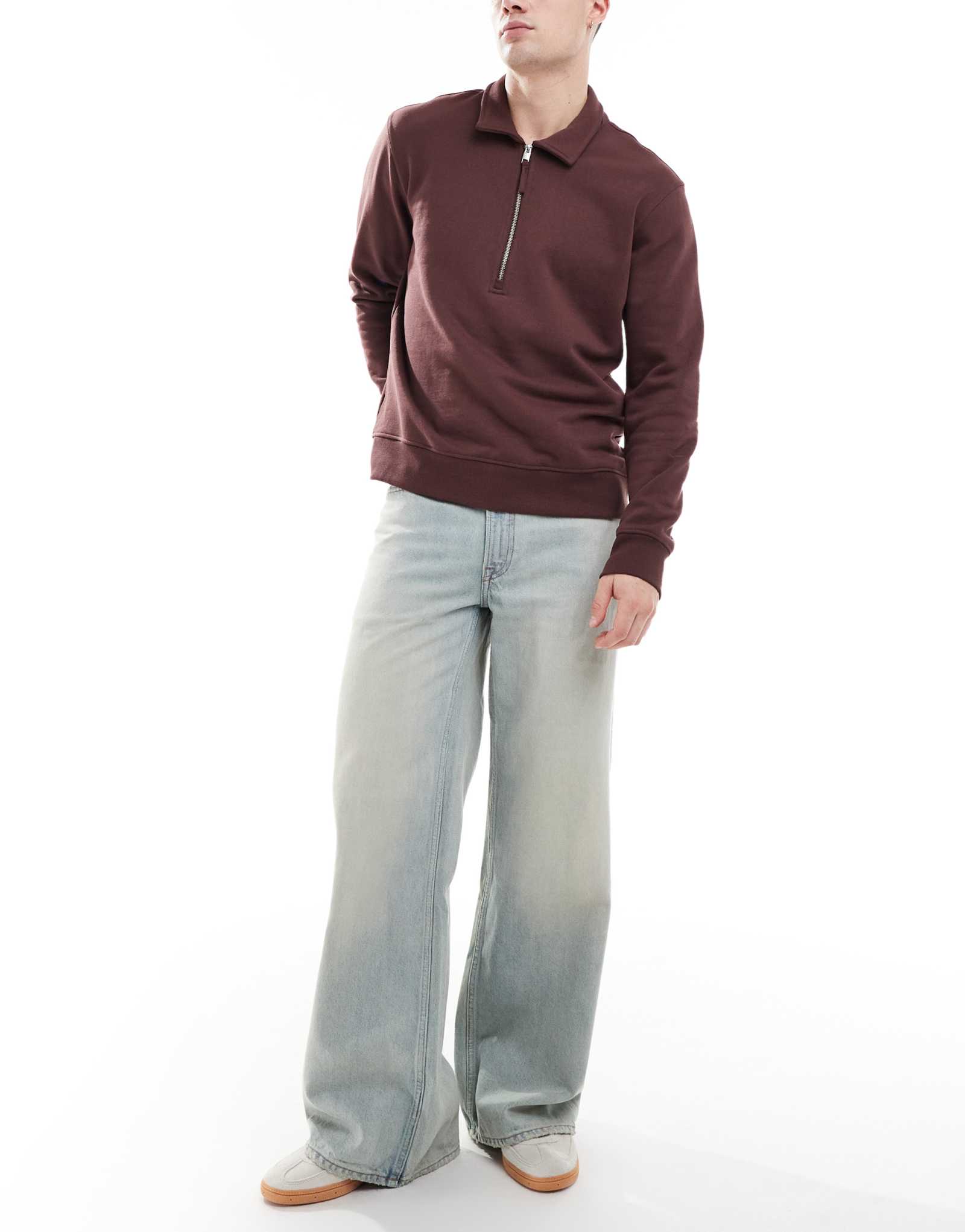 Джинсы Calvin Klein Jeans с широкими штанинами, отбеленные после стирки