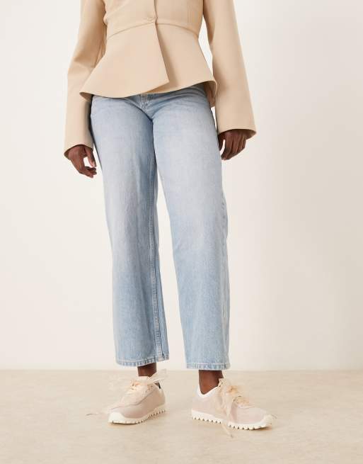 Calvin Klein Jeans – Wildleder-Sneaker in Beige mit niedrigem Profil, 5 von 5