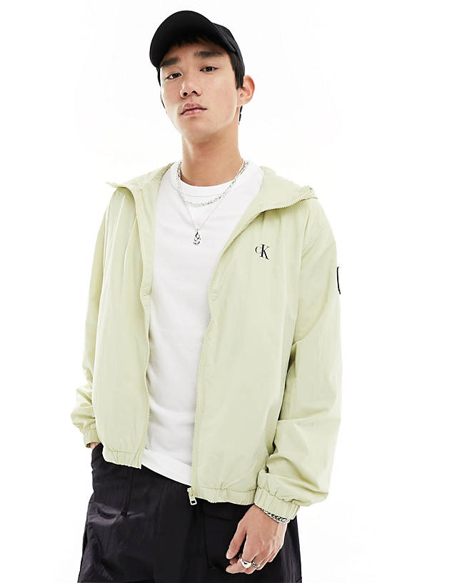 Calvin Klein Jeans - windbreaker jacket in green