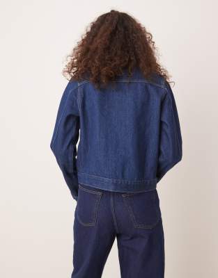 Calvin Klein Jeans Est.1978 Workwear Denim Jacket In Navy