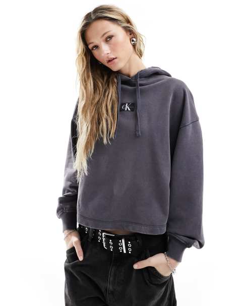 Cropped Black Hoodies For Women